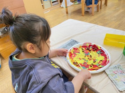 いちごクラブ　新井　ピザを作ろう